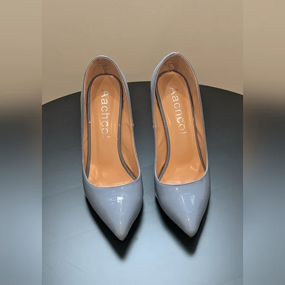 Light blue chunk Heels - Picture 2 of 5